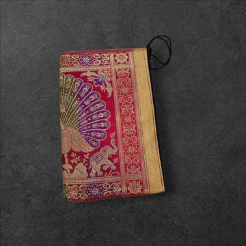 Banarasi Clutch Pouch - Bharat Silk House
