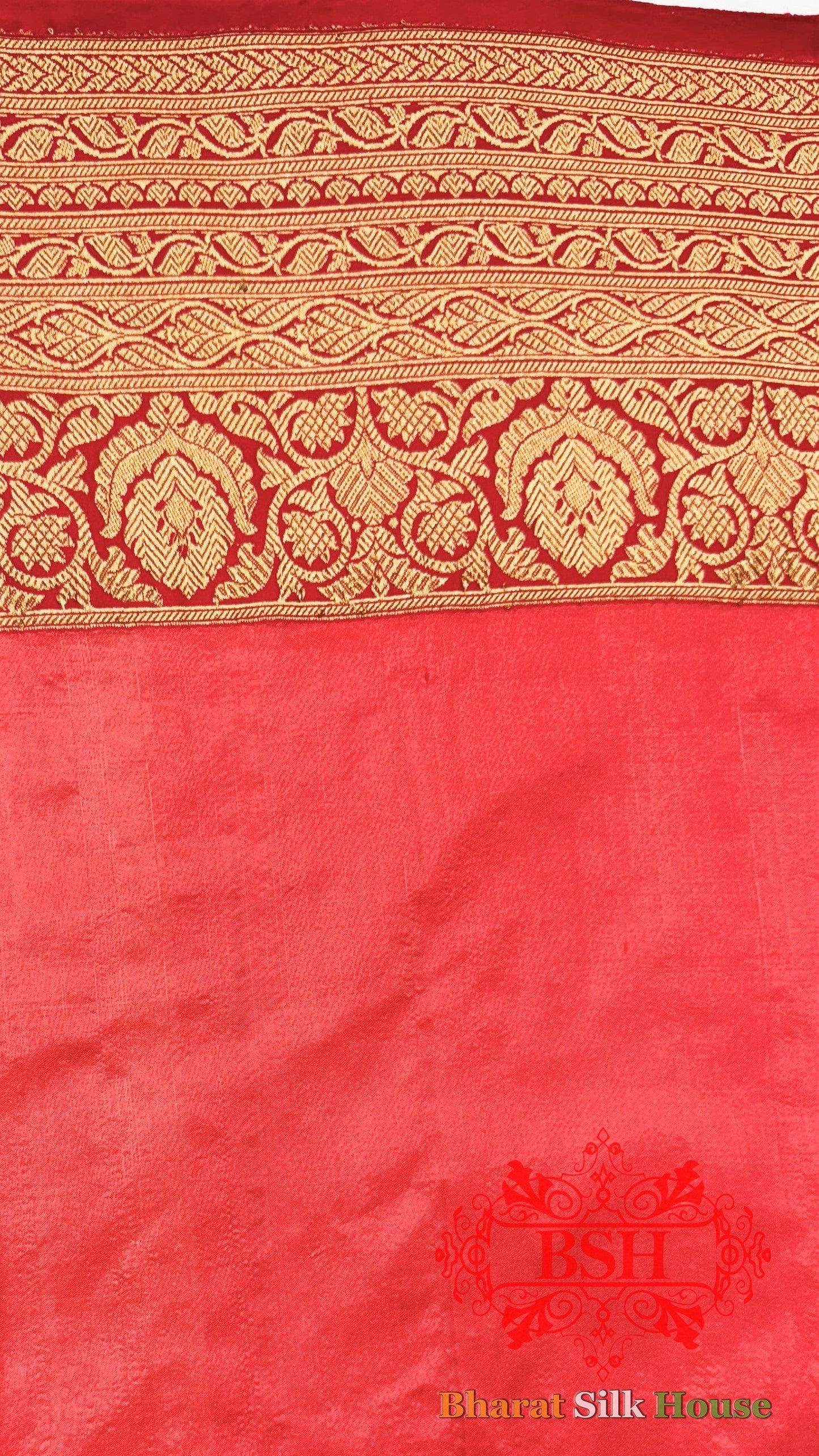 Off White Pure Tussar Moonga Silk Handloom Saree With Zari Border - Bharat Silk House