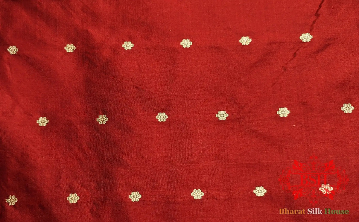 Pure Banarasi Handloom Katan Silk Antique Zari Saree In Shades Of White - Bharat Silk House Pure Kataan Silk