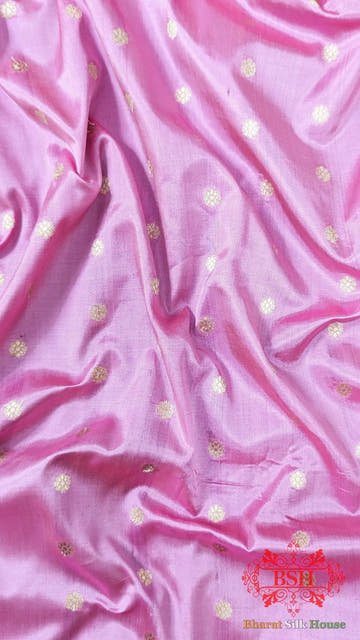 Pure Banarasi Pure Banarasi Handloom Katan Silk Antique Zari Saree In Shades of Peach - Bharat Silk House Pure Kataan Silk