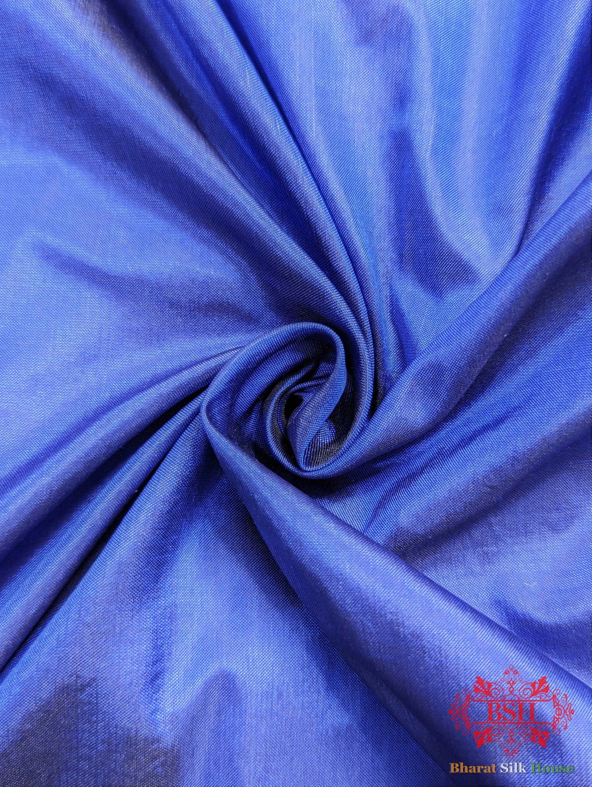 Admiral Blue Pure Katan Silk Banarasi Saree - Bharat Silk House Pure Kataan Silk