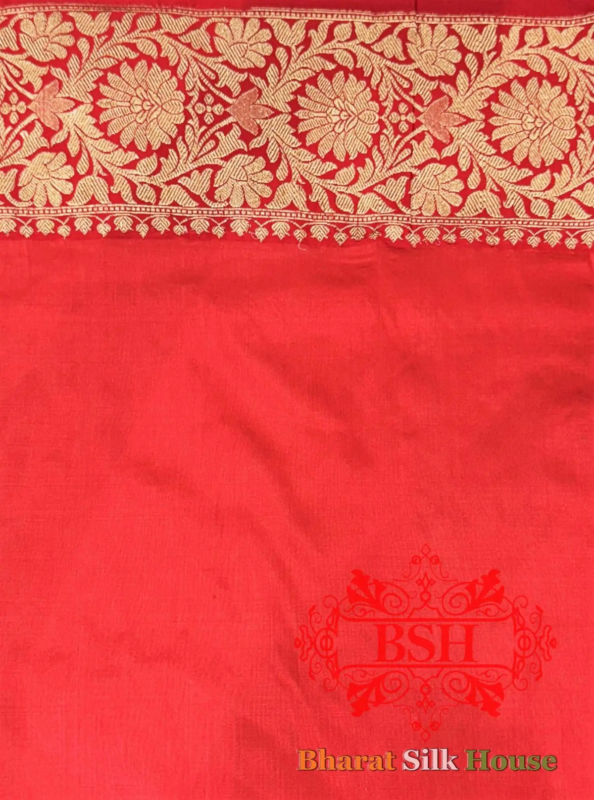 Avocado Green Pure Tussar Moonga Silk Handloom Saree With Zari Border - Bharat Silk House Tussar