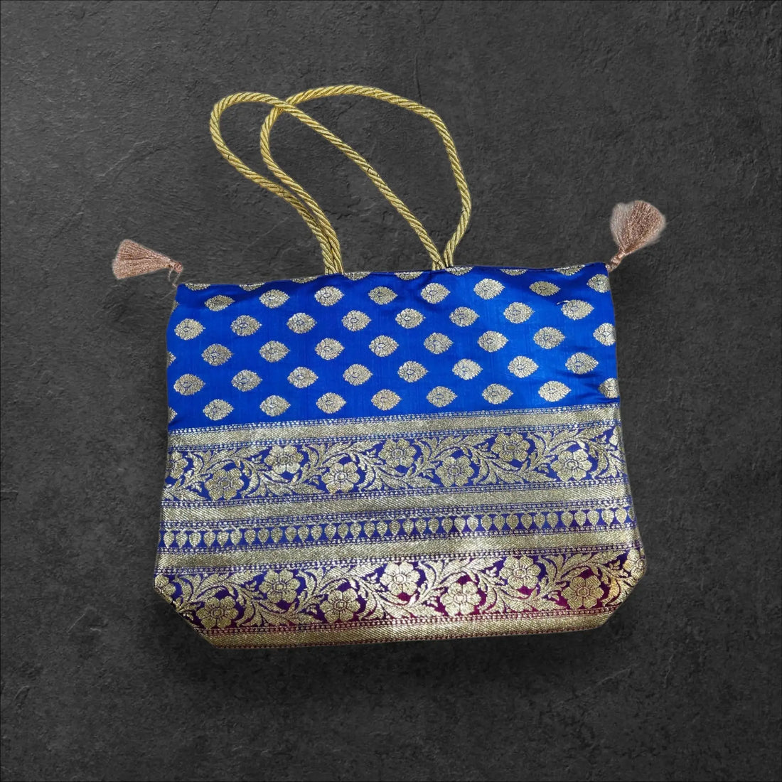 Banarasi Medium Handbag - Bharat Silk House