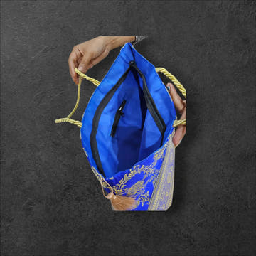 Banarasi Medium Handbag - Bharat Silk House