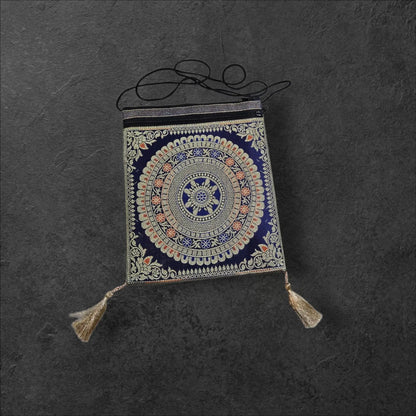 Banarasi Sling Book Bag - Bharat Silk House