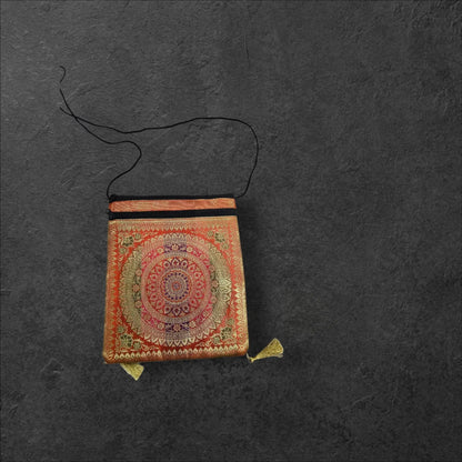 Banarasi Sling Book Bag - Bharat Silk House