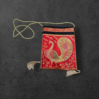 Banarasi Sling Book Bag - Bharat Silk House