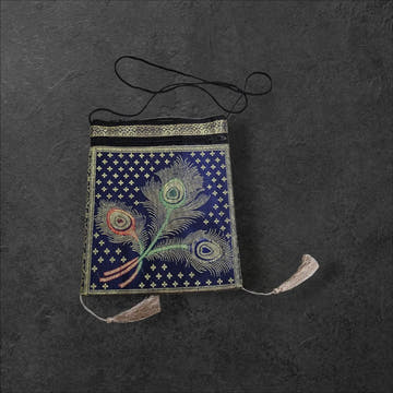 Banarasi Sling Book Bag - Bharat Silk House