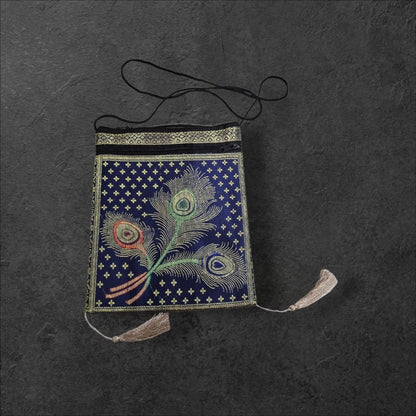 Banarasi Sling Book Bag - Bharat Silk House