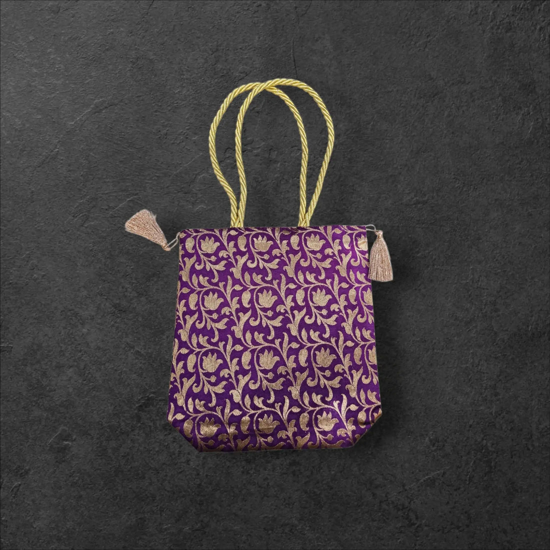 Banarasi Small Handbag (Opara Silk) - Bharat Silk House