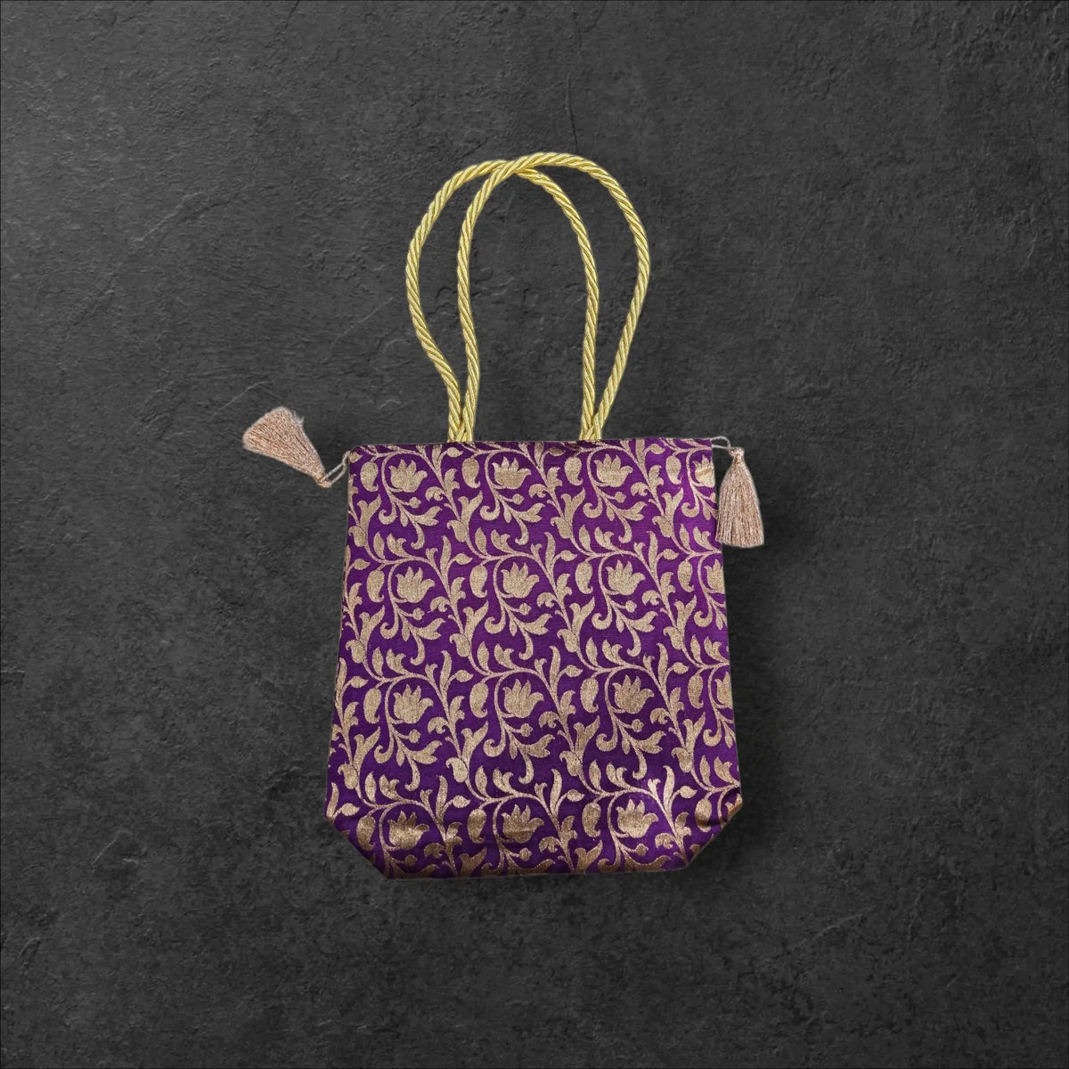 Banarasi Small Handbag (Opara Silk) - Bharat Silk House