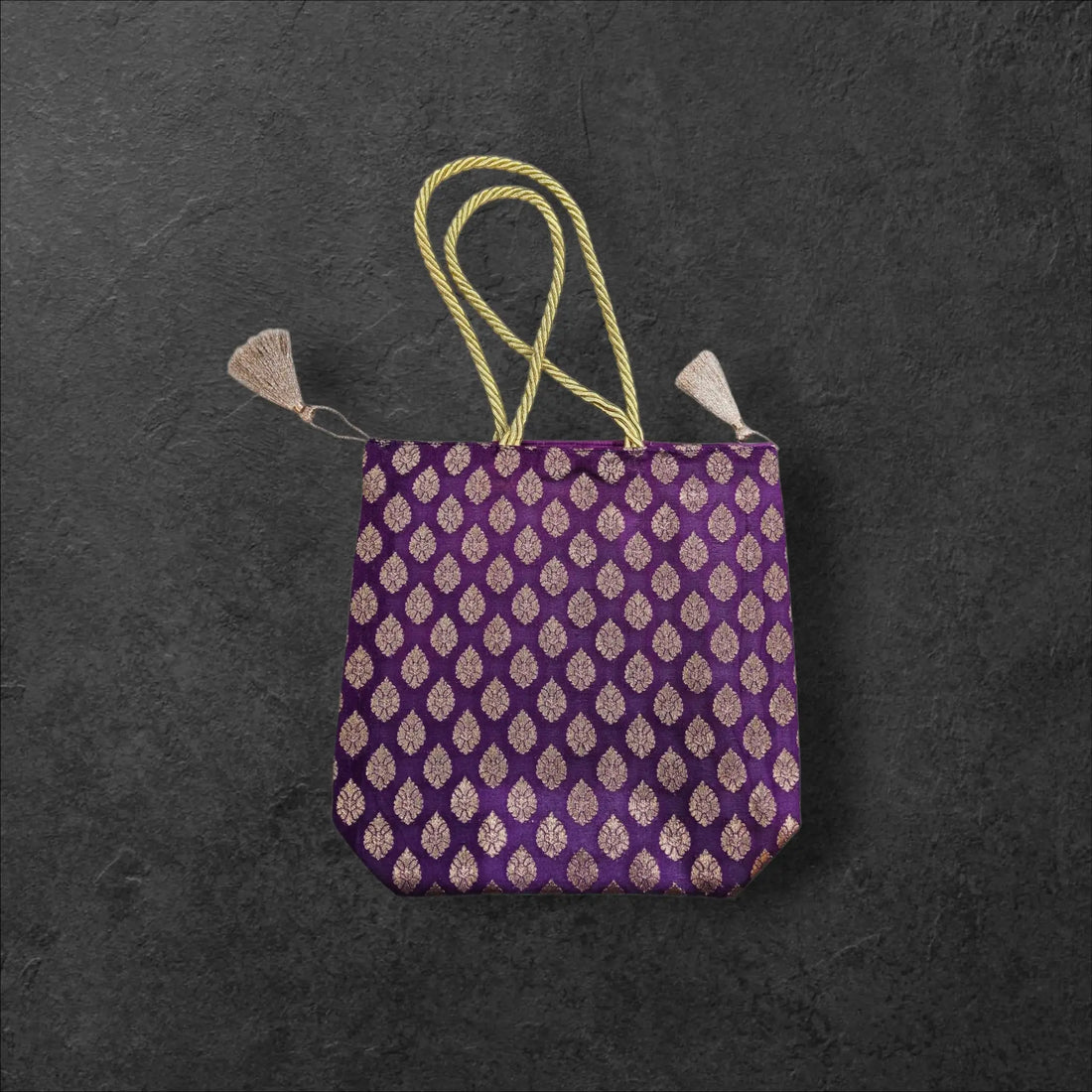 Banarasi Small Handbag (Opara Silk) - Bharat Silk House