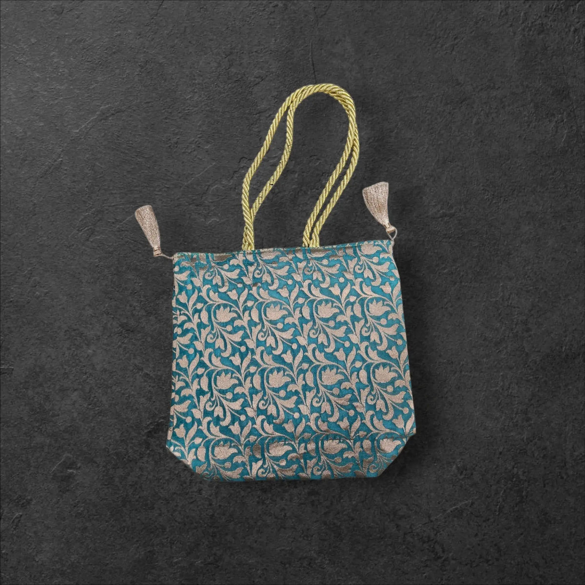Banarasi Small Handbag (Opara Silk) - Bharat Silk House