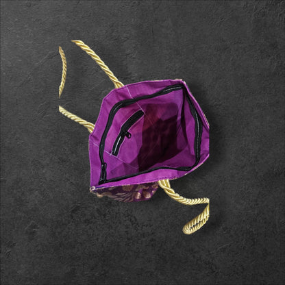 Banarasi Small Handbag (Opara Silk) - Bharat Silk House