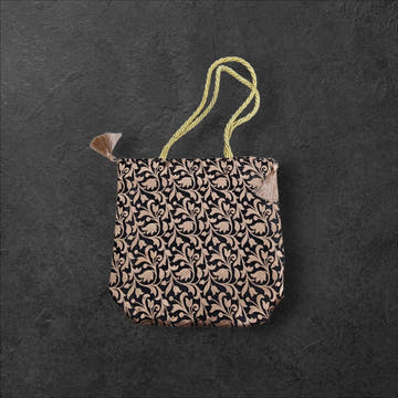 Banarasi Small Handbag (Opara Silk) - Bharat Silk House