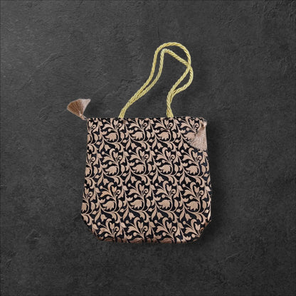 Banarasi Small Handbag (Opara Silk) - Bharat Silk House