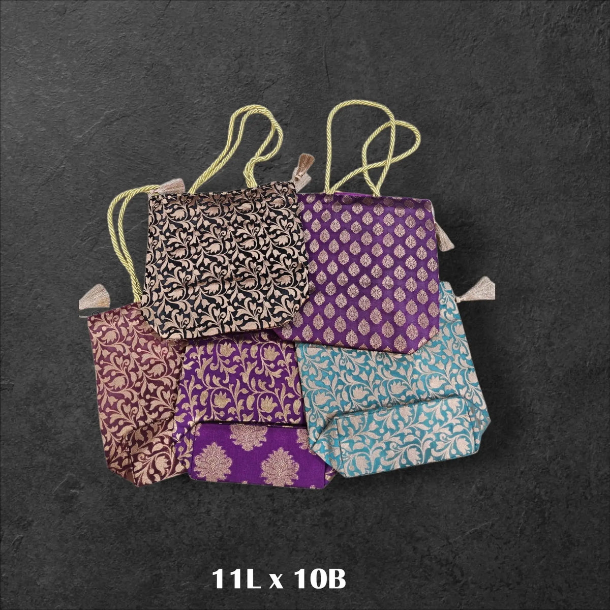 Banarasi Small Handbag (Opara Silk) - Bharat Silk House
