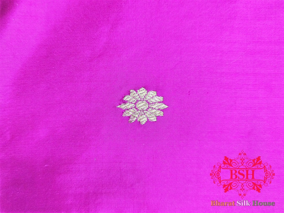 Cross Colour Pure Katan Silk Banarasi Handloom Saree - Bharat Silk House Pure Kataan Silk
