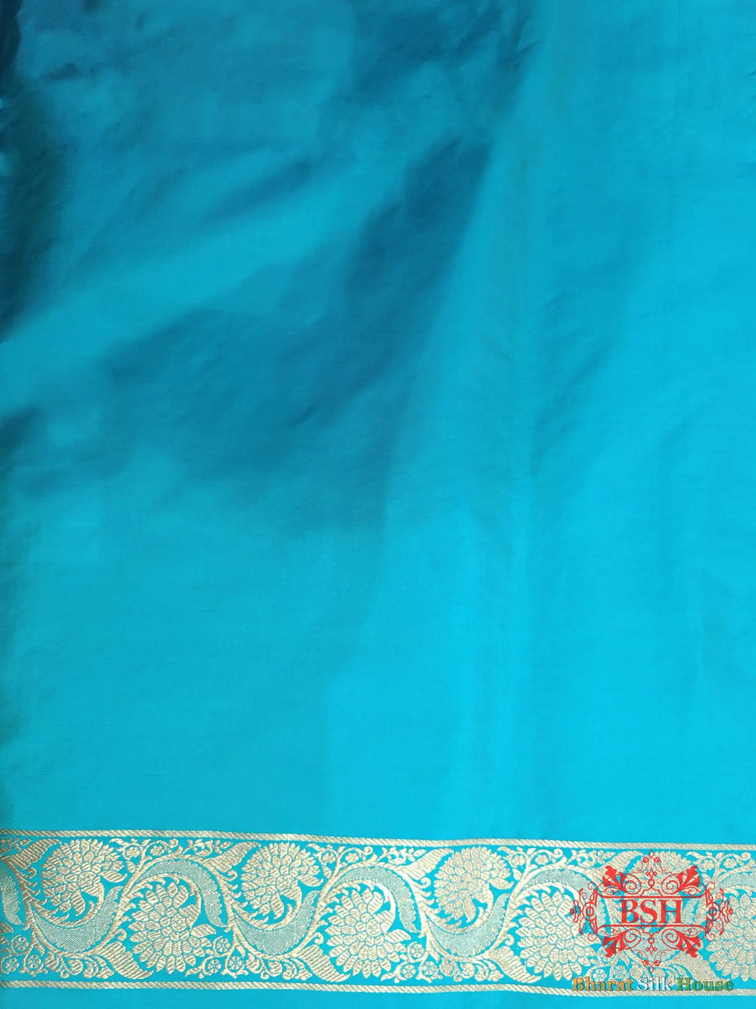 Firozi Handloom Banarasi Silk Suit Piece - Bharat Silk House Pure Kataan Silk