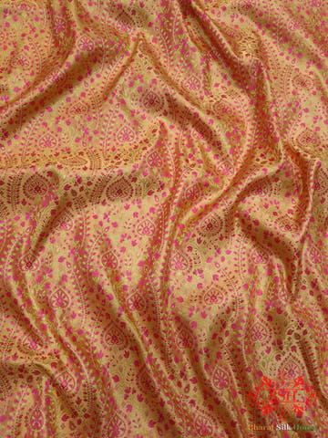 Gazari Dohri Resham Booti Tanchoi Silk Saree - Bharat Silk House Tanchoi katan