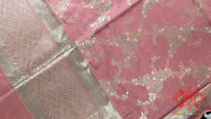 Gazari Floral Banarasi Pure Silk Katan Sona Rupa Dupatta - Bharat Silk House Pure Silk Dupatta