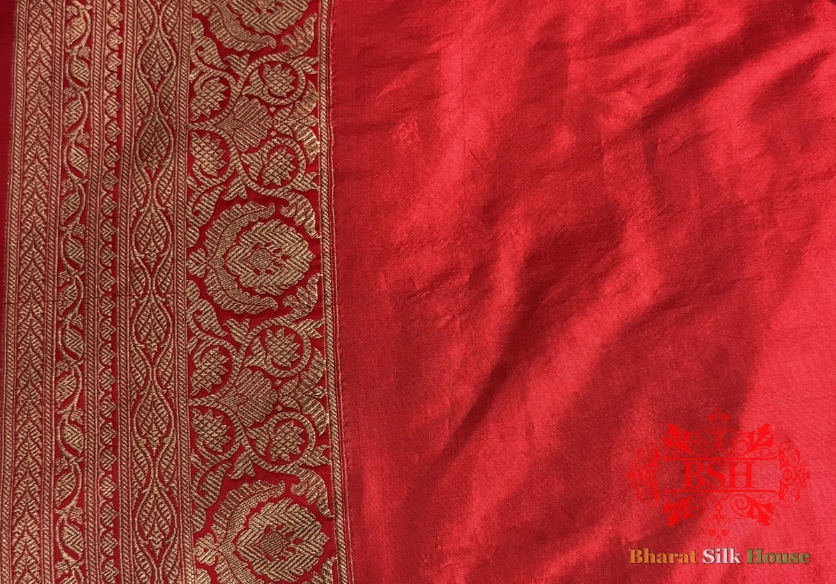 Grey Pure Tussar Moonga Silk Handloom Sare With Zari Border - Bharat Silk House Tussar