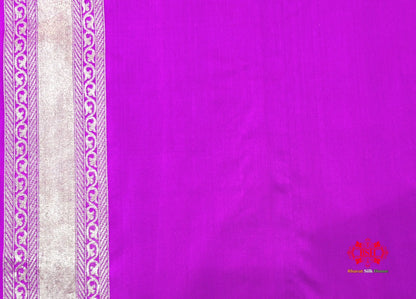 Handloom Banarasi Pure Katan Silk Floral Booti In Shades Of Pink - Bharat Silk House Opara Silk