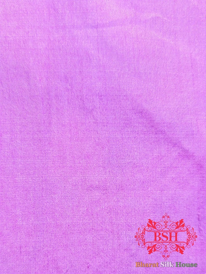 Handloom Banarasi Pure Katan Silk Floral Jaal Saree In Shades Of Gazari - Bharat Silk House Pure Kataan Silk