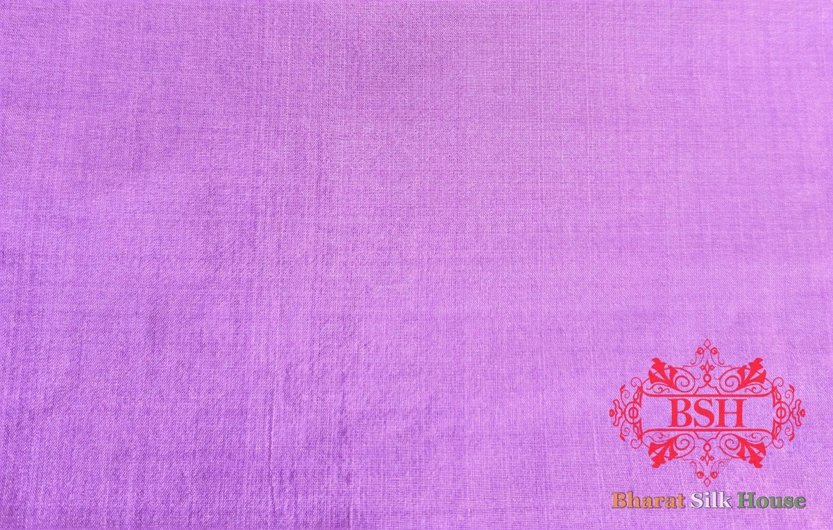 Handloom Banarasi Pure Katan Silk Opara Floral Jaal In Shades Of Gazari - Bharat Silk House Pure Kataan Silk