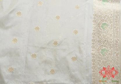 Lavender Pure Katan Silk Banarasi Handloom Saree - Bharat Silk House Pure Kataan Silk