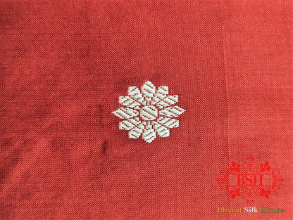 Majorelle Blue Katan Silk Banarasi Handloom Saree - Bharat Silk House Pure Kataan Silk