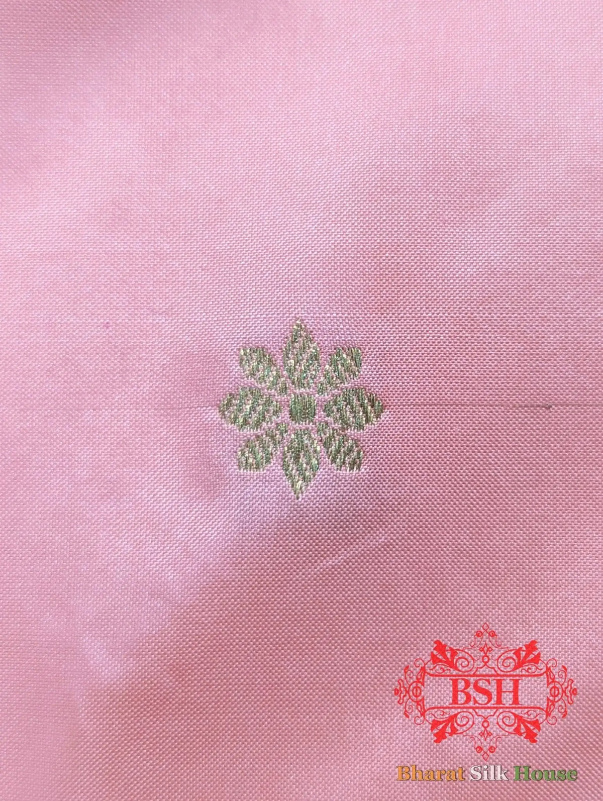 Off White Pure Katan Silk Banarasi Handloom Saree - Bharat Silk House Pure Kataan Silk
