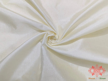 Off White Pure Katan Silk Banarasi Handloom Saree - Bharat Silk House Pure Kataan Silk