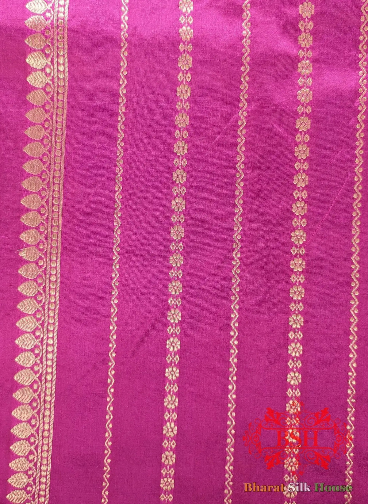 Pure Banarasi Handloom Katan Meenakari Antique Zari Saree In Shades Of Cross Color - Bharat Silk House Pure Kataan Silk