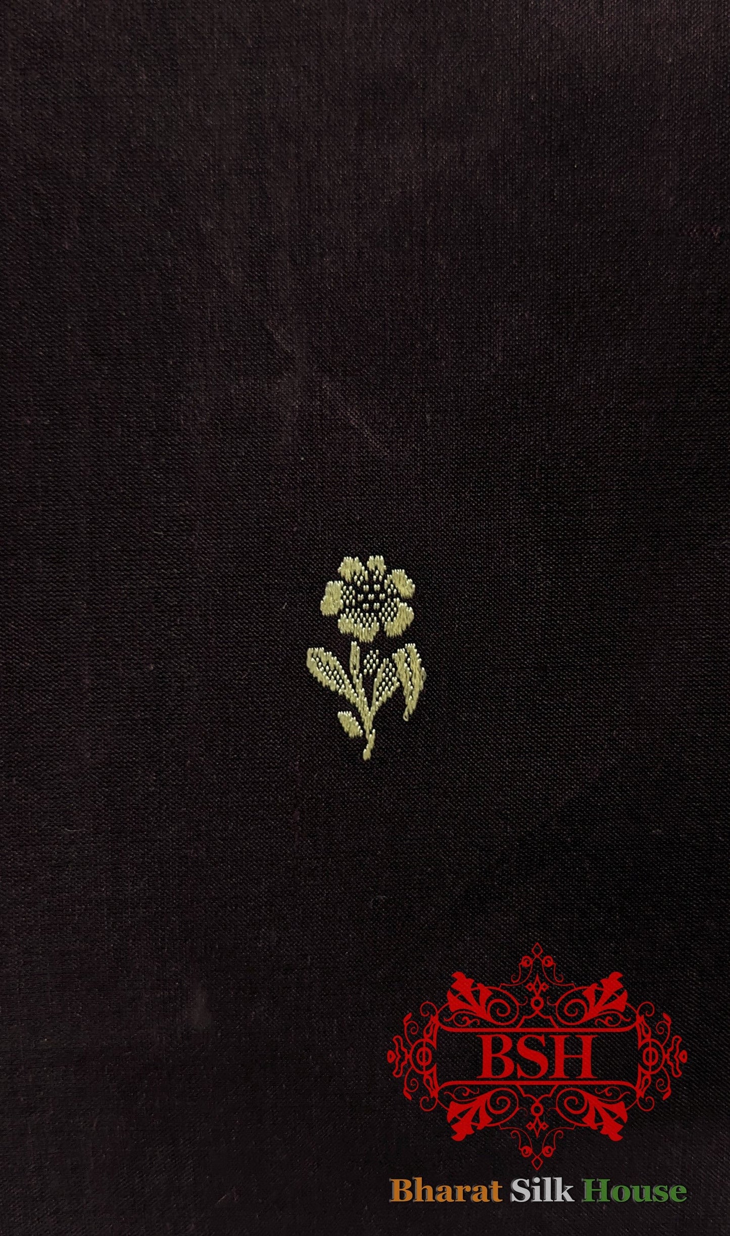 Pure Banarasi Handloom Katan Silk Antique Zari Saree In Shades Of Wine - Bharat Silk House