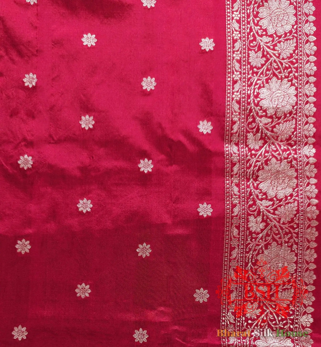 Pure Banarasi Handloom Katan Silk Antique Zari Saree In Shades Of Yellow - Bharat Silk House Pure Kataan Silk