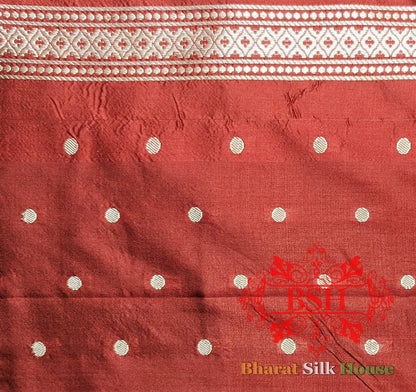 Pure Banarasi Handloom Katan Silk Antique Zari Saree In Shades Of Yellow - Bharat Silk House Pure Kataan Silk