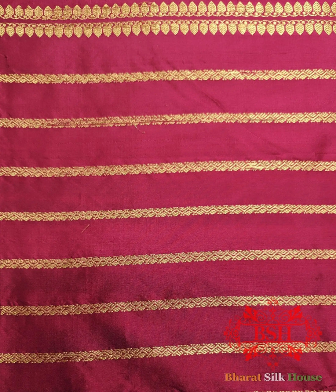 Pure Banarasi Handloom Katan Silk Meenakari Antique Zari Saree In Shades Of Cross colour - Bharat Silk House Pure Kataan Silk