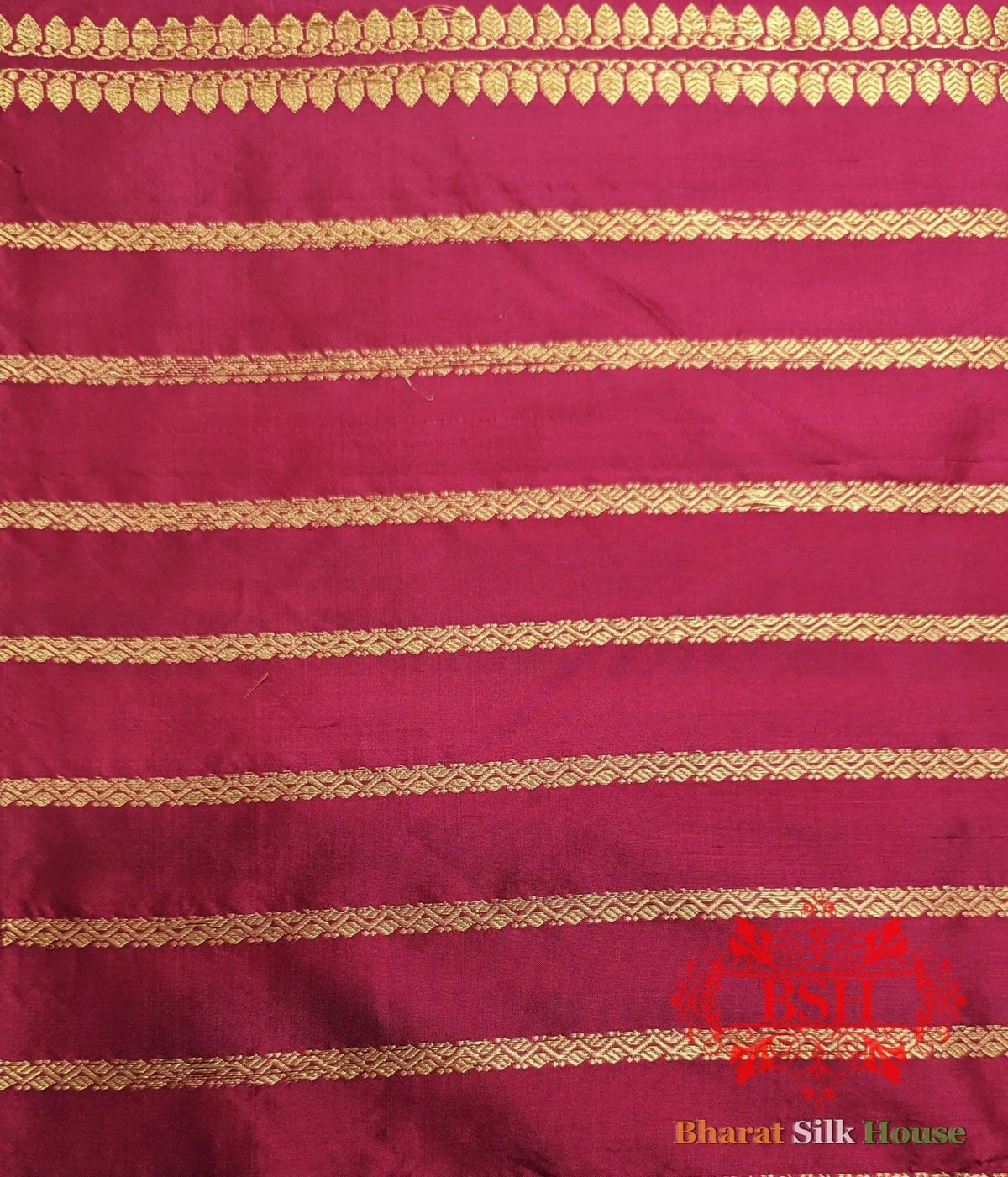 Pure Banarasi Handloom Katan Silk Meenakari Antique Zari Saree In Shades Of Cross colour - Bharat Silk House Pure Kataan Silk
