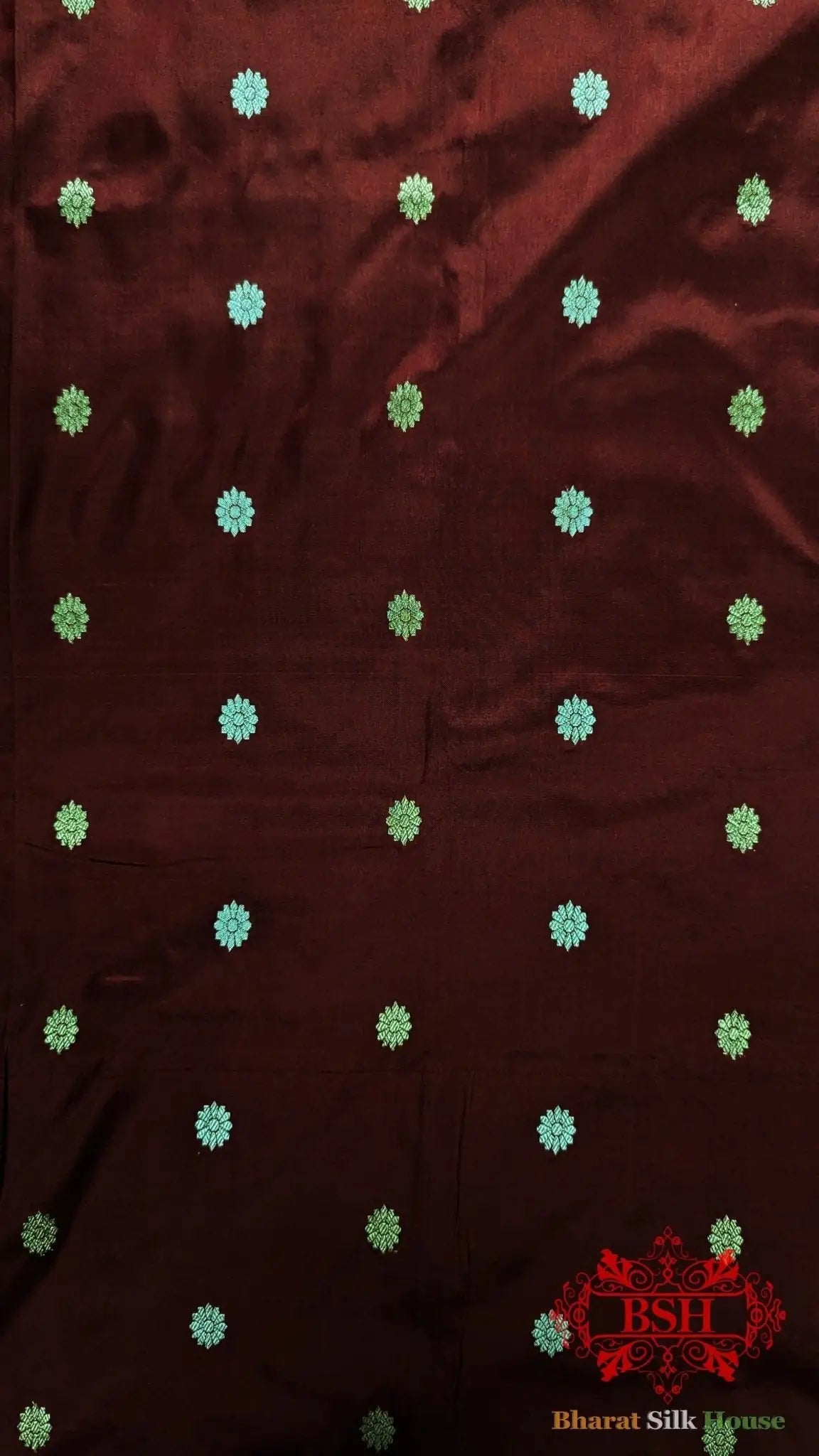 Pure Banarasi Handloom Katan Silk Meenakari Antique Zari Saree In Shades Of Magenta - Bharat Silk House Pure Kataan Silk