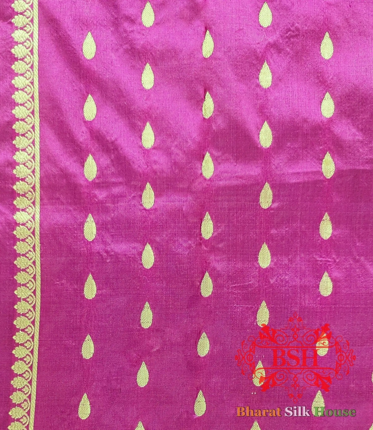 Pure Banarasi Handloom Katan Silk Meenakari Antique Zari Saree In Shades Of Off White - Bharat Silk House Pure Kataan Silk