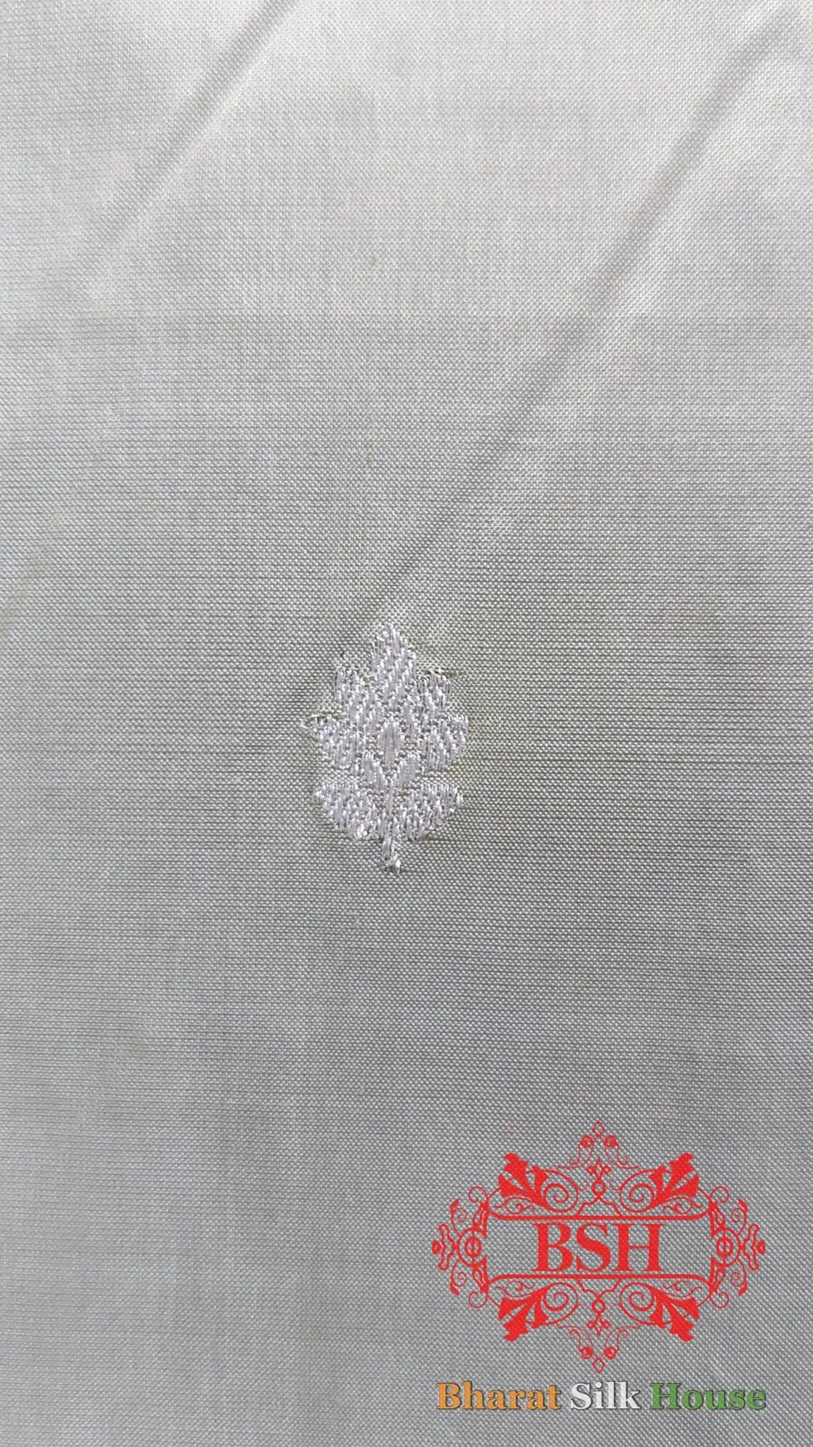 Pure Banarasi Handloom Katan Silk Meenakari Antique Zari Saree In Shades Of Off White - Bharat Silk House Pure Kataan Silk
