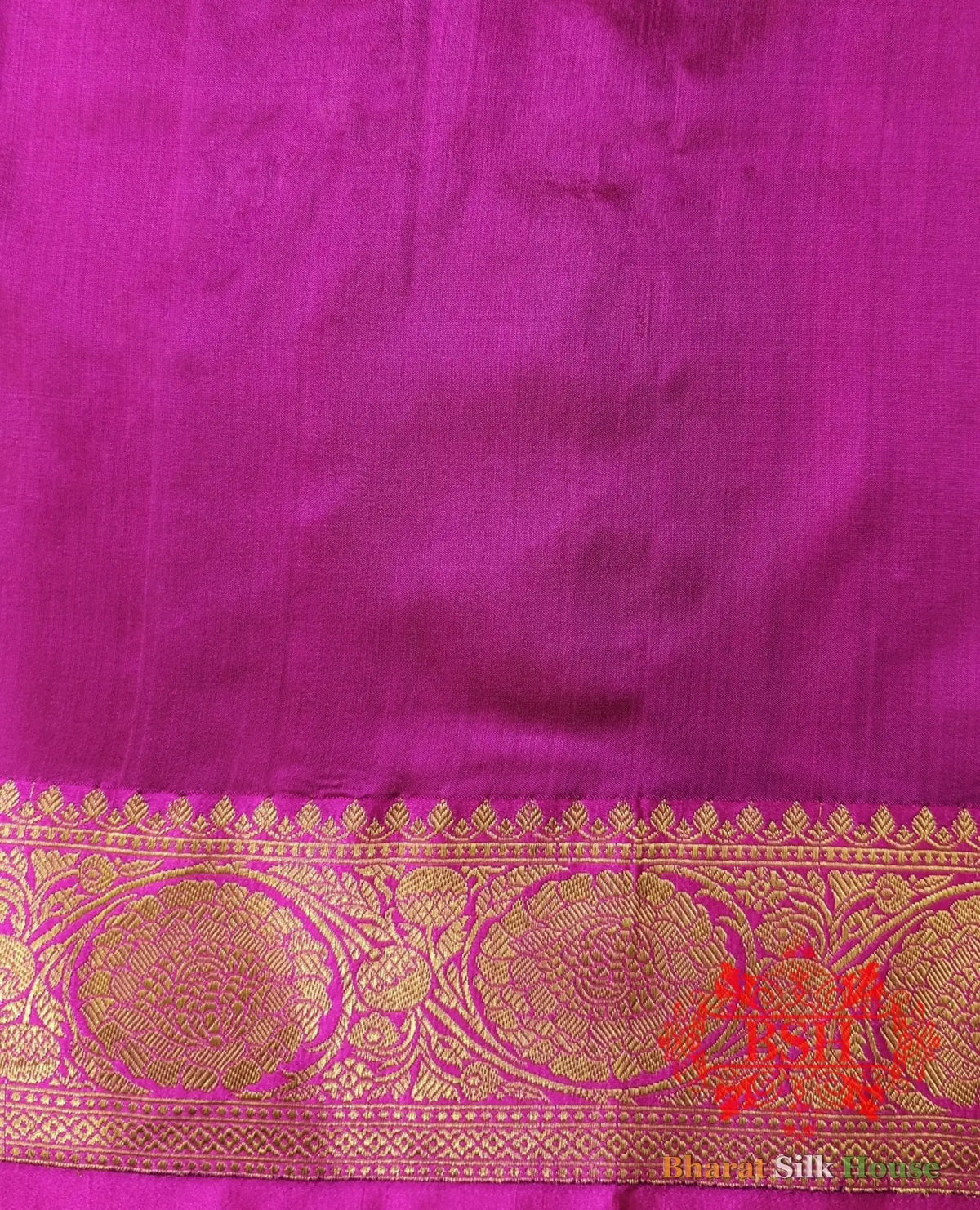Pure Banarasi Handloom Katan Silk Meenakari Antique Zari Saree In Shades Of Royal Blue - Bharat Silk House Pure Kataan Silk