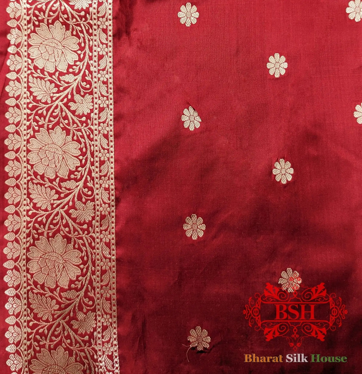 Pure Banarasi Handloom Katan Silk Meenakari Antique Zari Saree In Shades Of Tortilla Brown - Bharat Silk House Pure Kataan Silk