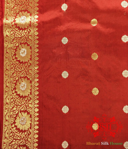 Pure Banarasi Handloom Katan Silk Meenakari Antique Zari Saree In Shades Of Violet - Bharat Silk House Pure Kataan Silk