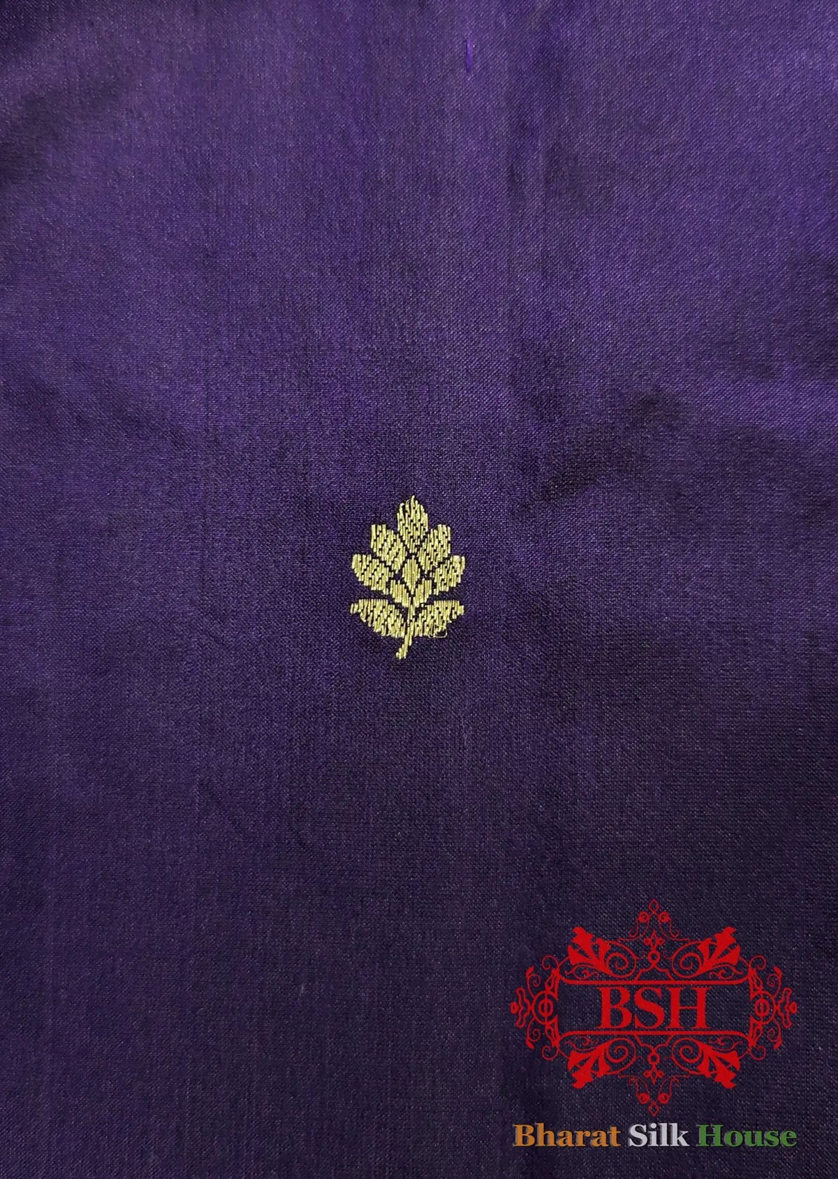Pure Banarasi Handloom Katan Silk Meenakari Antique Zari Saree In Shades Of Violet - Bharat Silk House Pure Kataan Silk