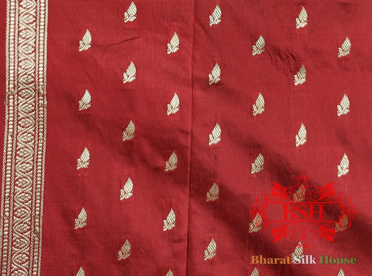 Pure Banarasi Handloom Katan Silk Meenakari Antique Zari Saree In Shades Of Yellow - Bharat Silk House Pure Kataan Silk