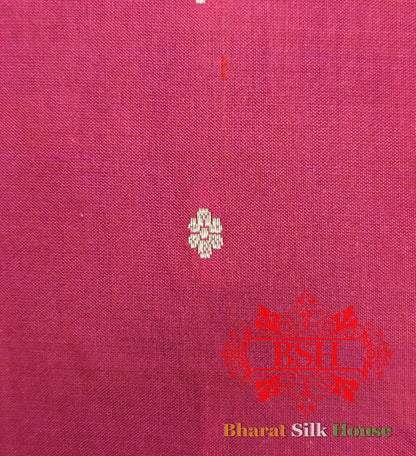 Pure Banrasi Handloom Katan Silk Antique Zari Saree In Shades Of Pink - Bharat Silk House Pure Kataan Silk