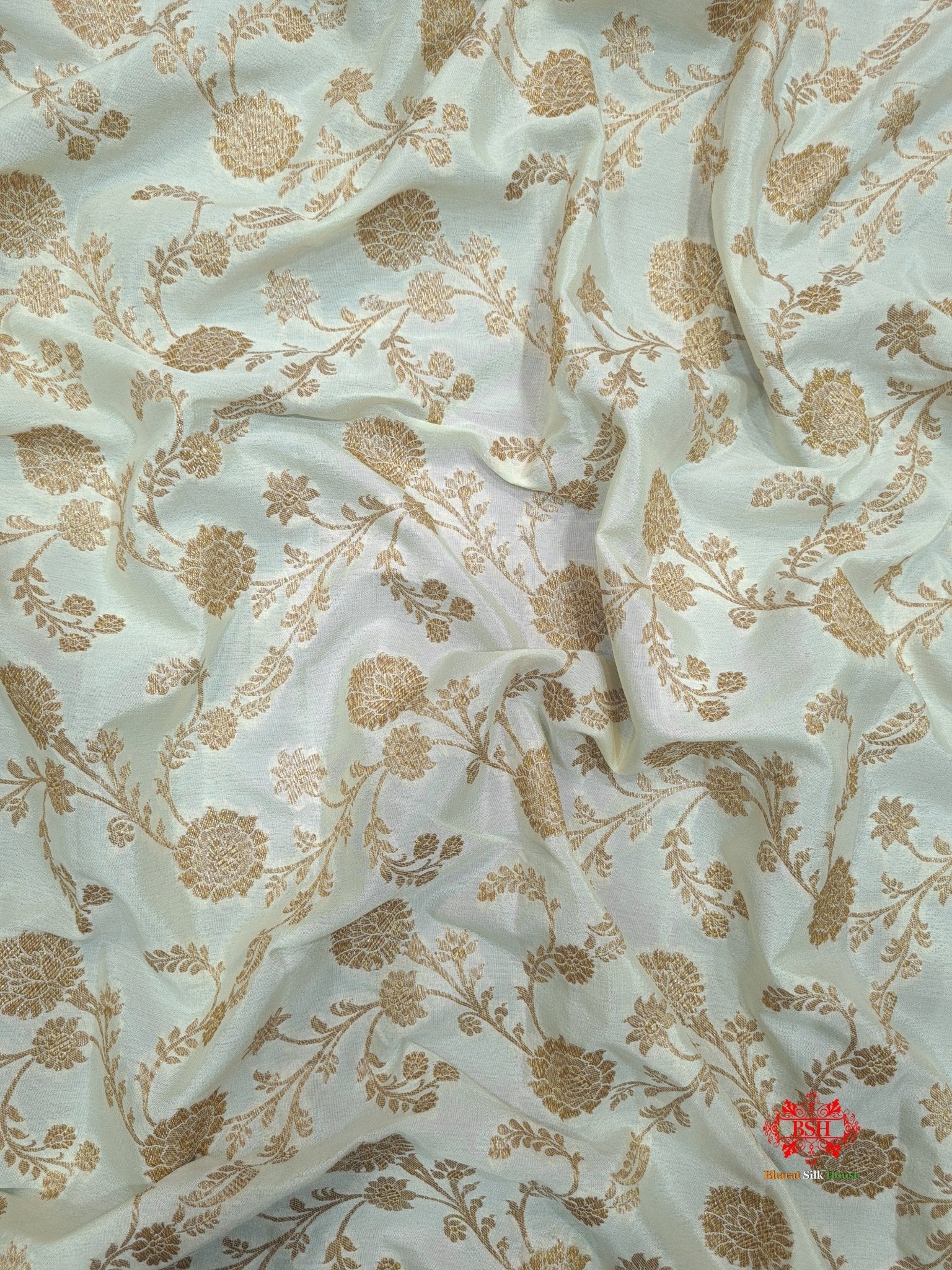 Pure Chiffon White With Red Border Saree - Bharat Silk House