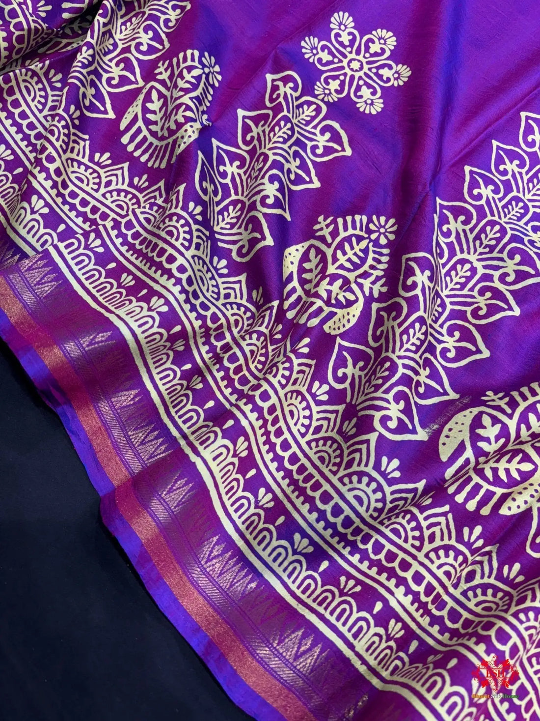 Pure Katan Lightweight Digital Art Summer Wear Saree - Bharat Silk House katan silk